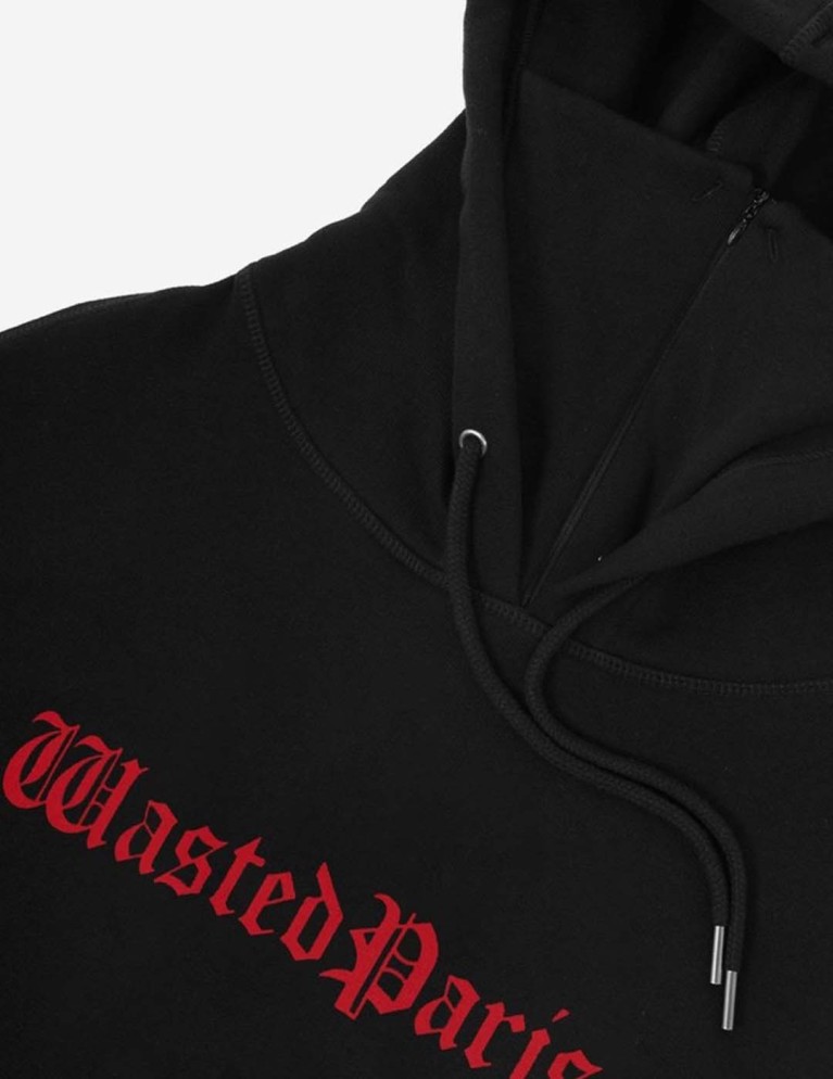 Sudadeira WASTED PARIS love like blood hoodie black